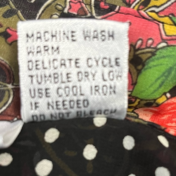 Vintage Marlis Mixed Print Top-size 14 - Picture 2 of 6